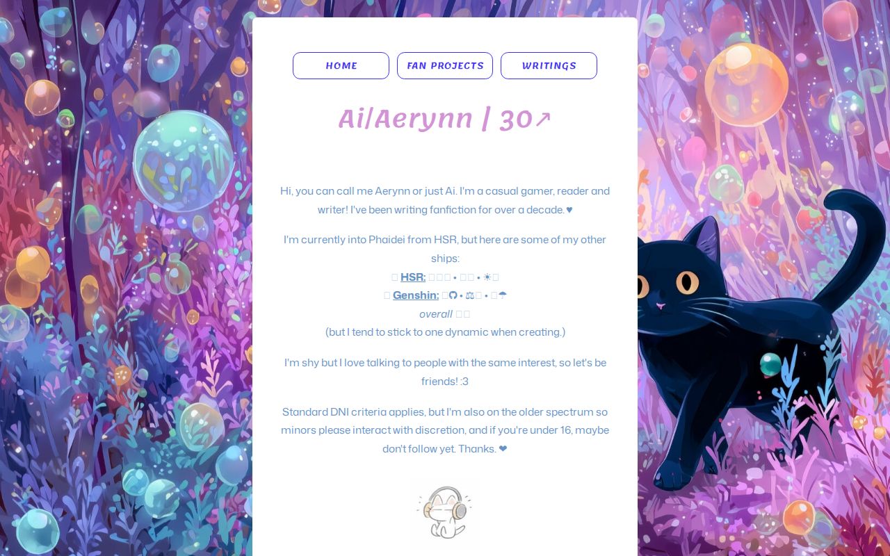 Aeryn's profile